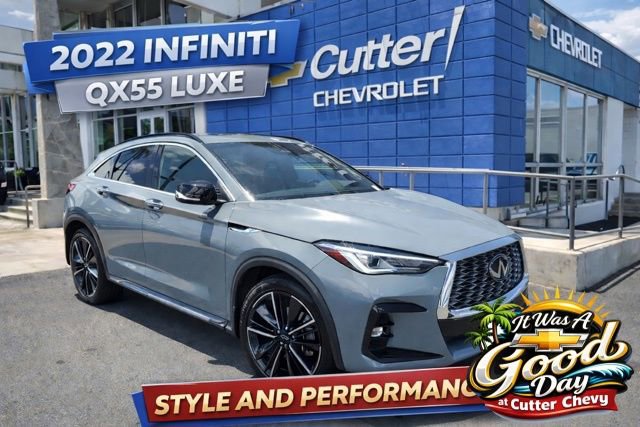 Used 2022 INFINITI QX55 Luxe w/ Cargo Package