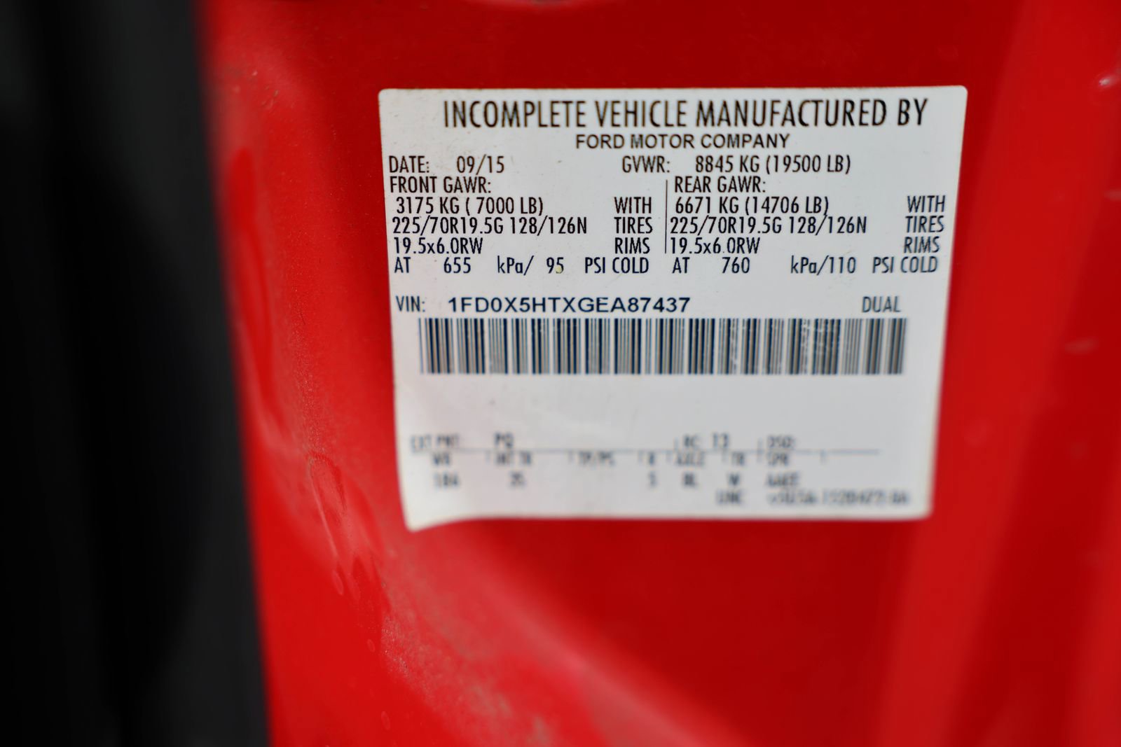 Used 2016 Ford F550 4x4 SuperCab Super Duty image 46