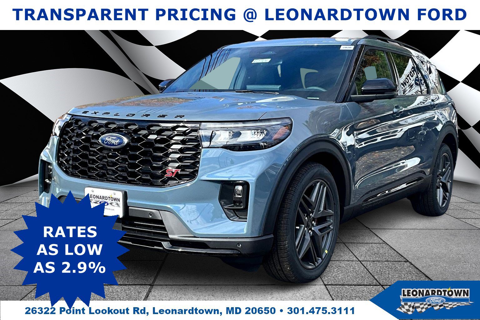 New 2026 Ford Explorer ST image 1