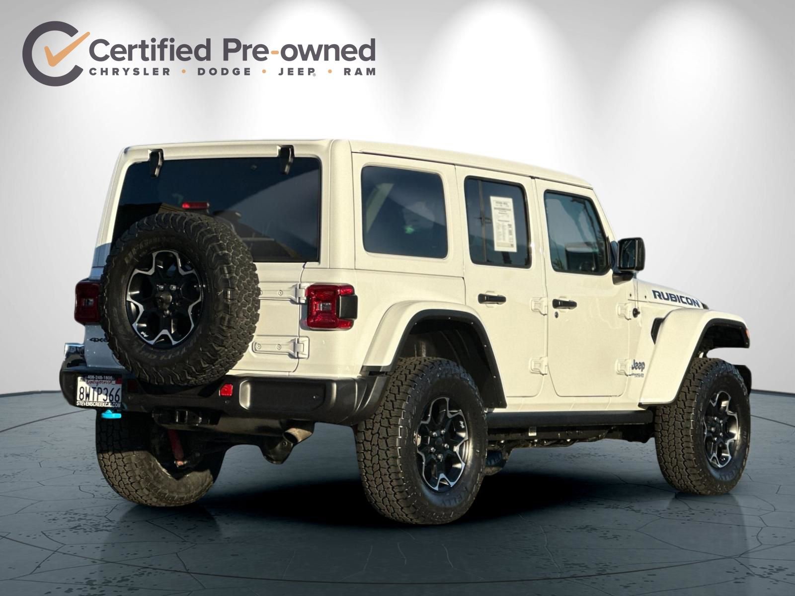 Used 2021 Jeep Wrangler Unlimited Rubicon 4xe w/ Cold Weather Group AWD/4WD image 4
