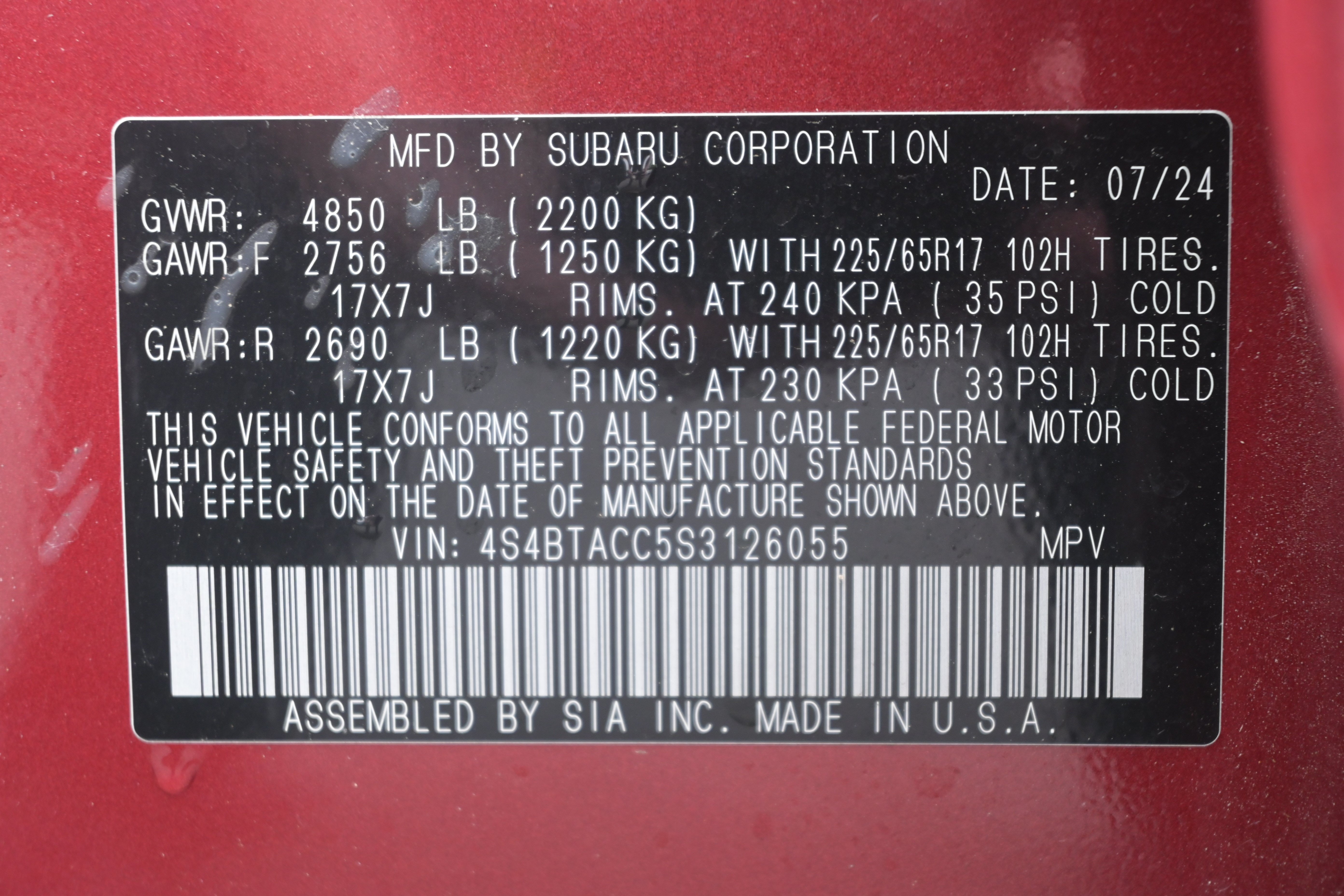 Certified 2025 Subaru Outback Premium AWD/4WD image 35