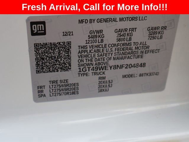 Certified 2022 GMC Sierra 3500 Denali AWD/4WD image 50