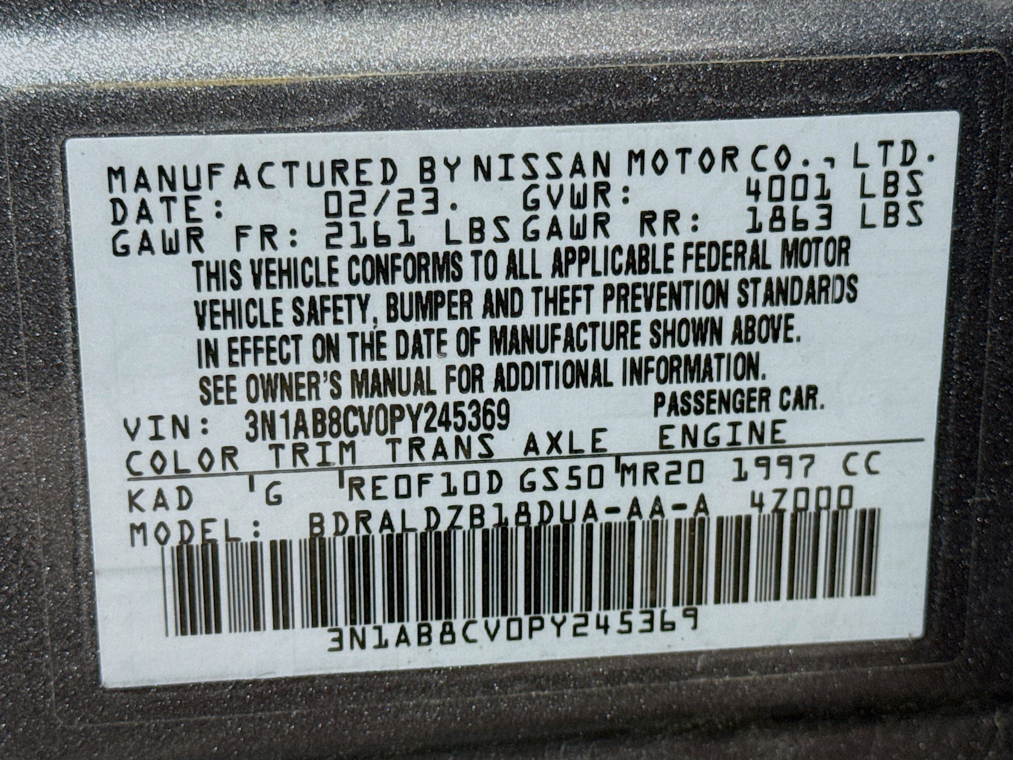 Used 2023 Nissan Sentra SV image 40