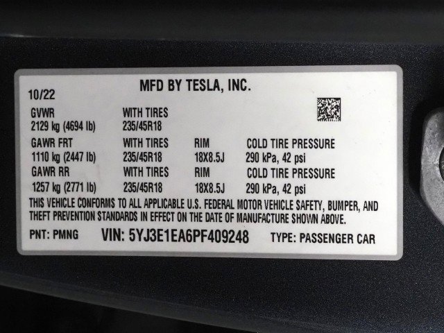 Used 2023 Tesla Model 3 RWD image 58