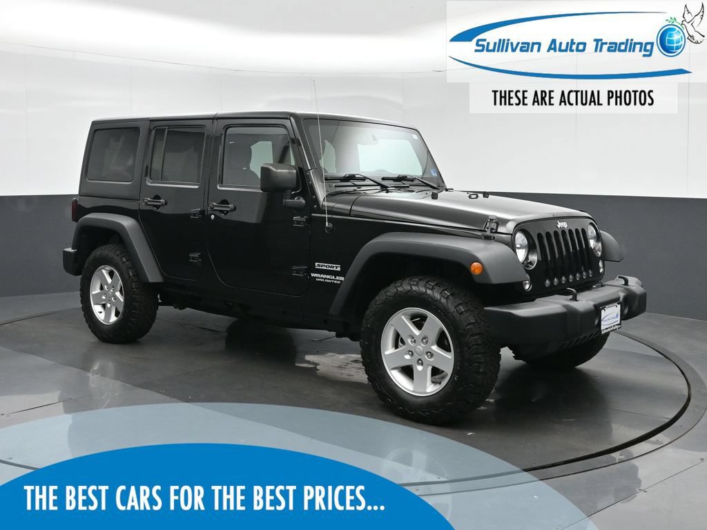 Used 2017 Jeep Wrangler Unlimited Sport w/ Quick Order Package 24S AWD/4WD image 1