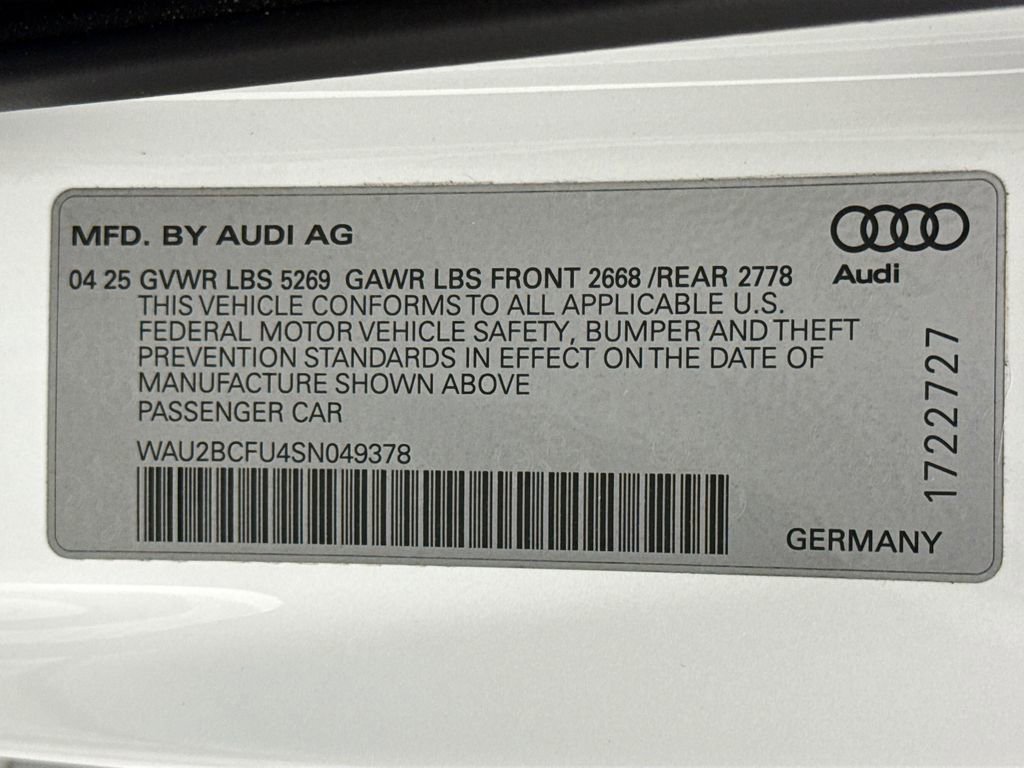 Certified 2025 Audi A5 2.0T Premium Plus w/ Premium Plus image 34