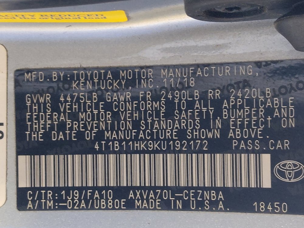 Used 2019 Toyota Camry LE image 33