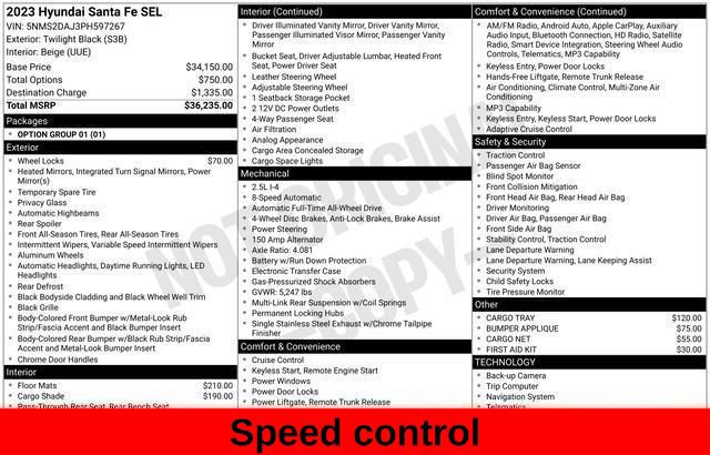 Used 2023 Hyundai Santa Fe SEL AWD/4WD image 47