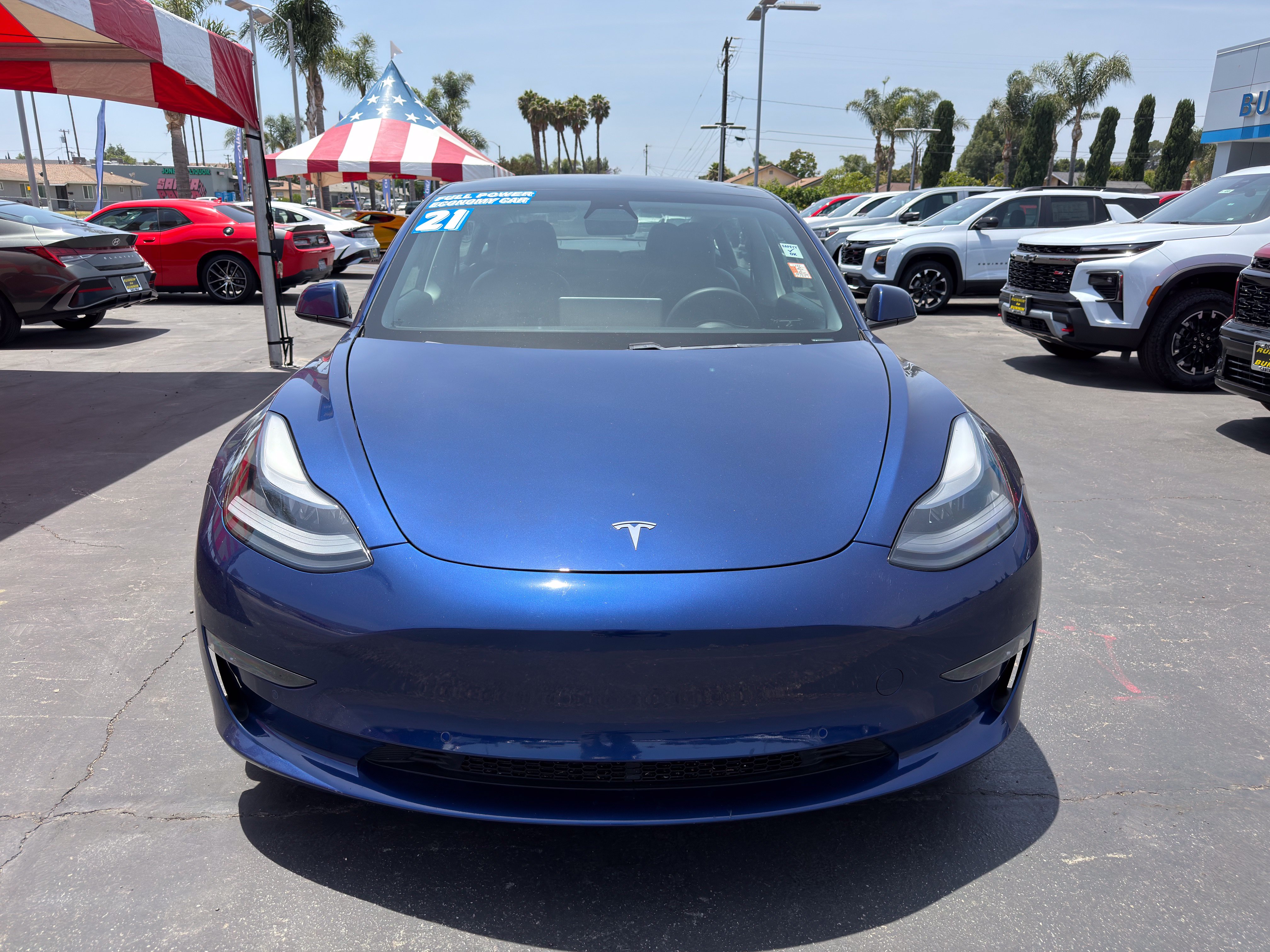 Used 2021 Tesla Model 3 Long Range AWD/4WD image 3