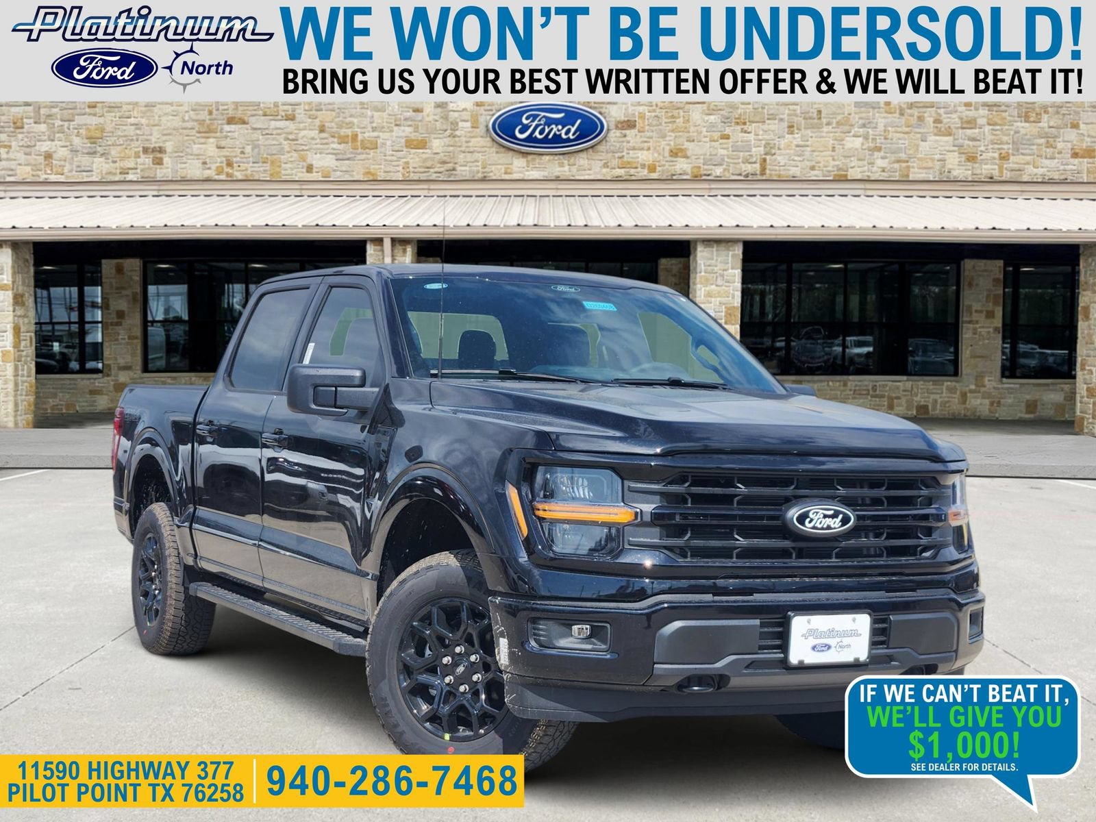 New 2026 Ford F150 XLT w/ XLT Black Appearance Package