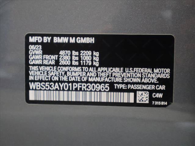 Used 2023 BMW M3 RWD image 30