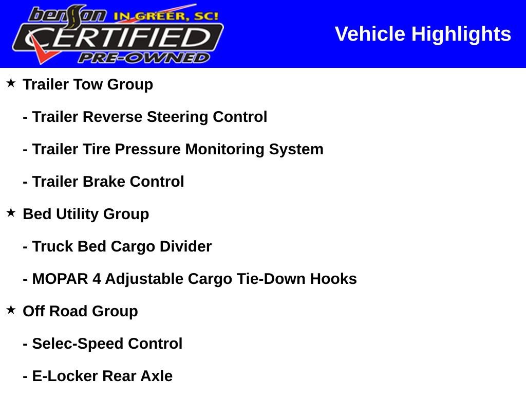 Certified 2025 RAM 1500 Tungsten w/ Off Road Group AWD/4WD image 3