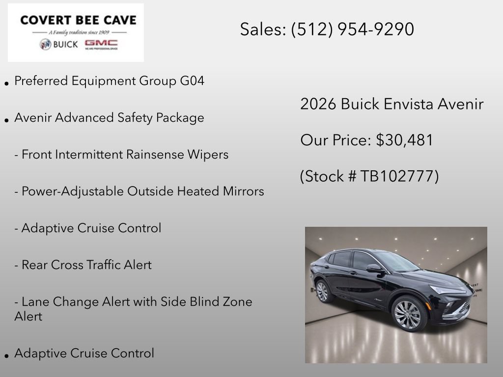New 2026 Buick Envista Sport Touring FWD image 6
