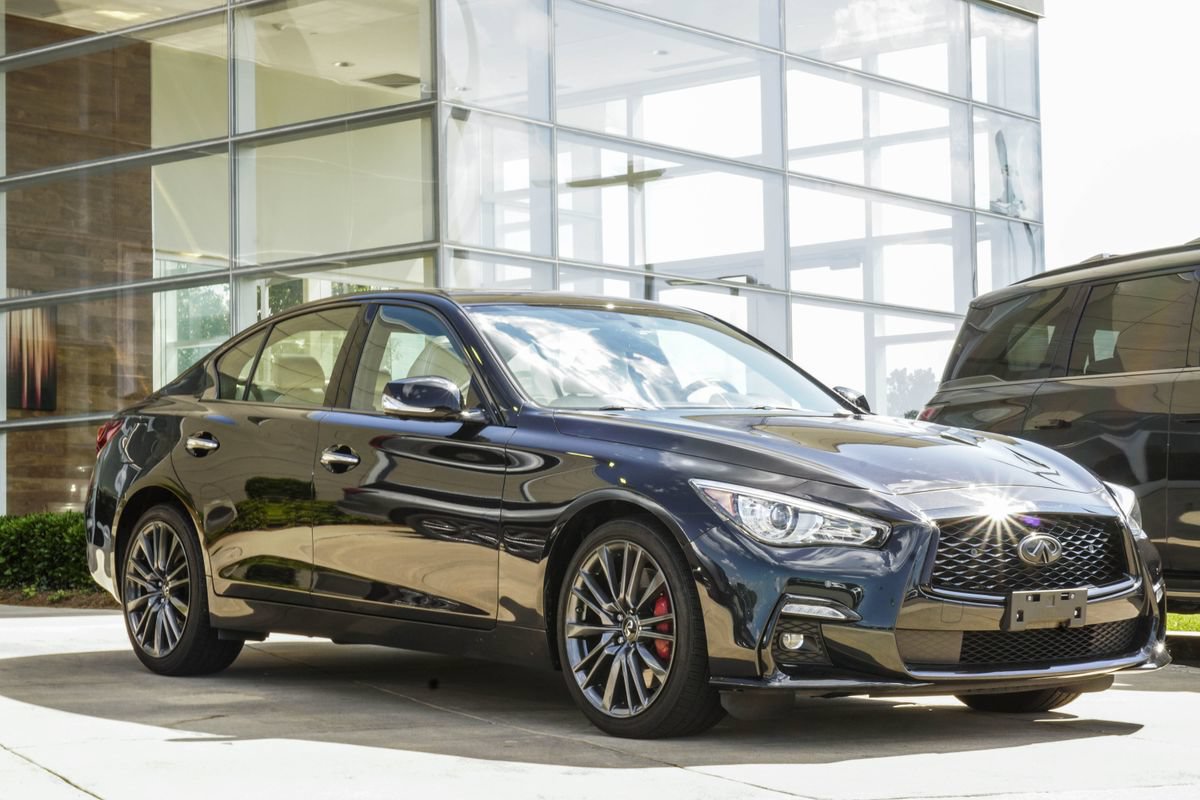 Used 2023 INFINITI Q50 Red Sport 400 w/ Black Opal Edition AWD/4WD image 4