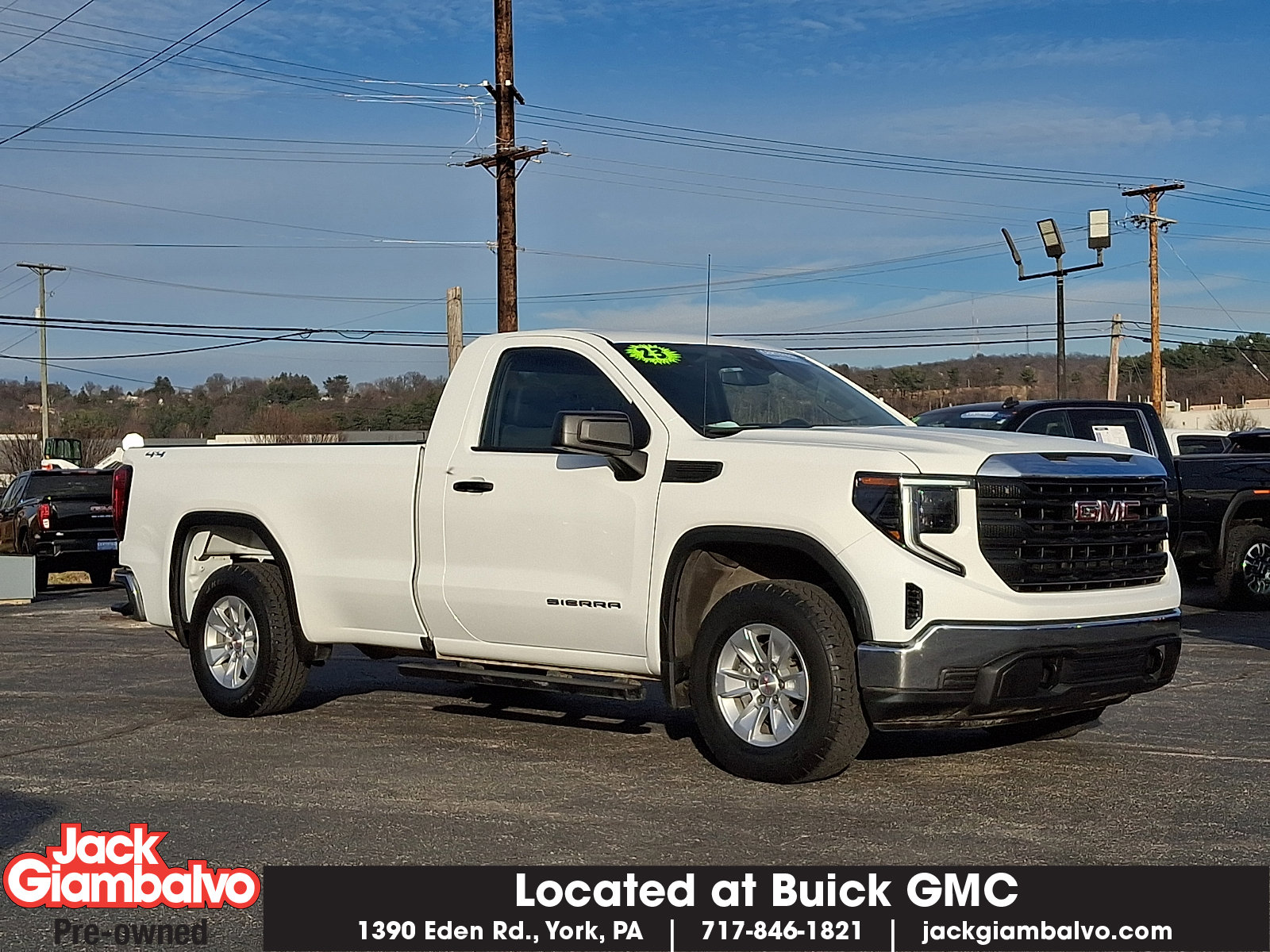 Certified 2023 GMC Sierra 1500 Pro w/ Pro Value Package