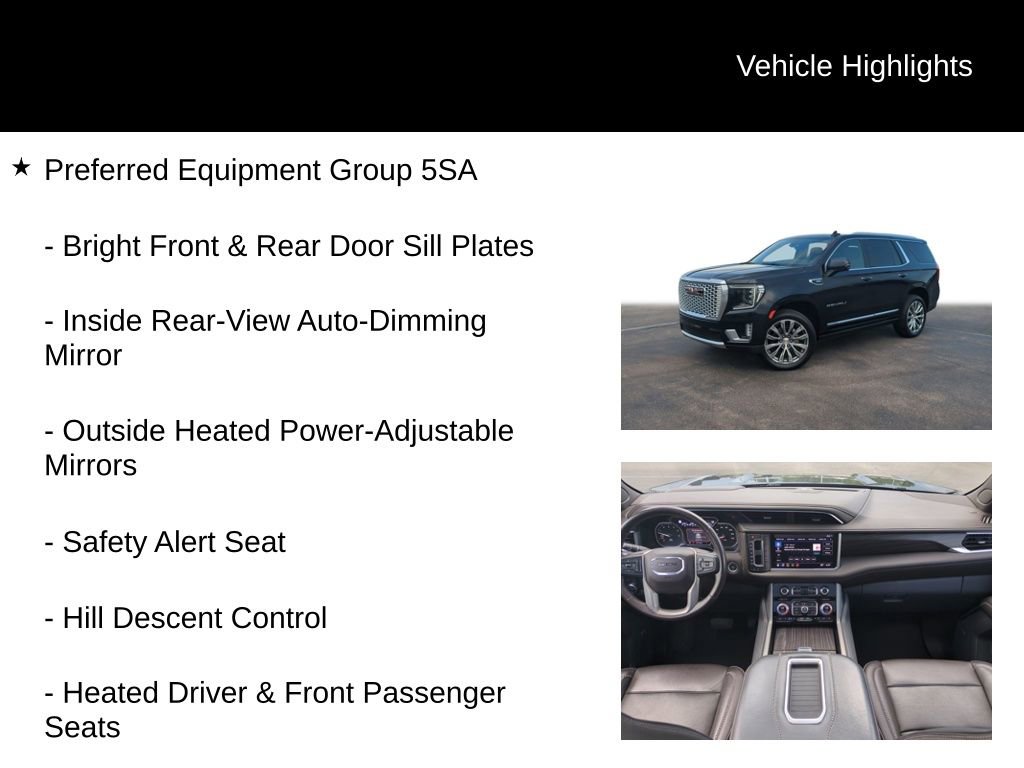 Used 2021 GMC Yukon Denali w/ Denali Premium Package image 13