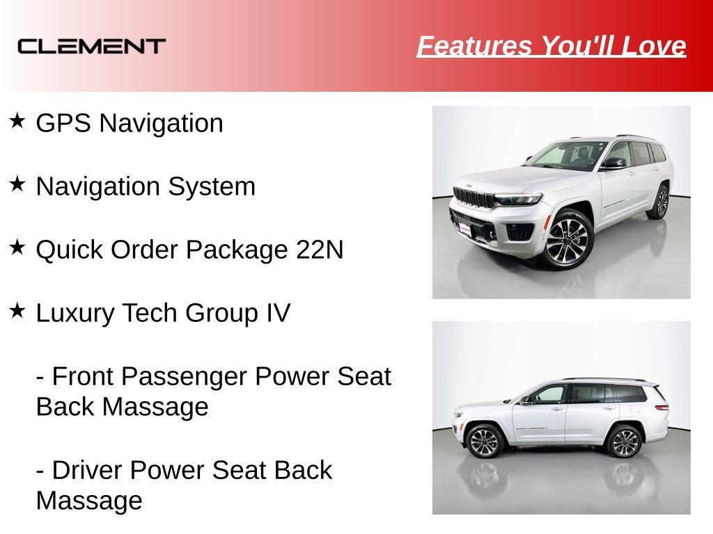Used 2021 Jeep Grand Cherokee L Overland w/ Luxury Tech Group IV AWD/4WD image 9