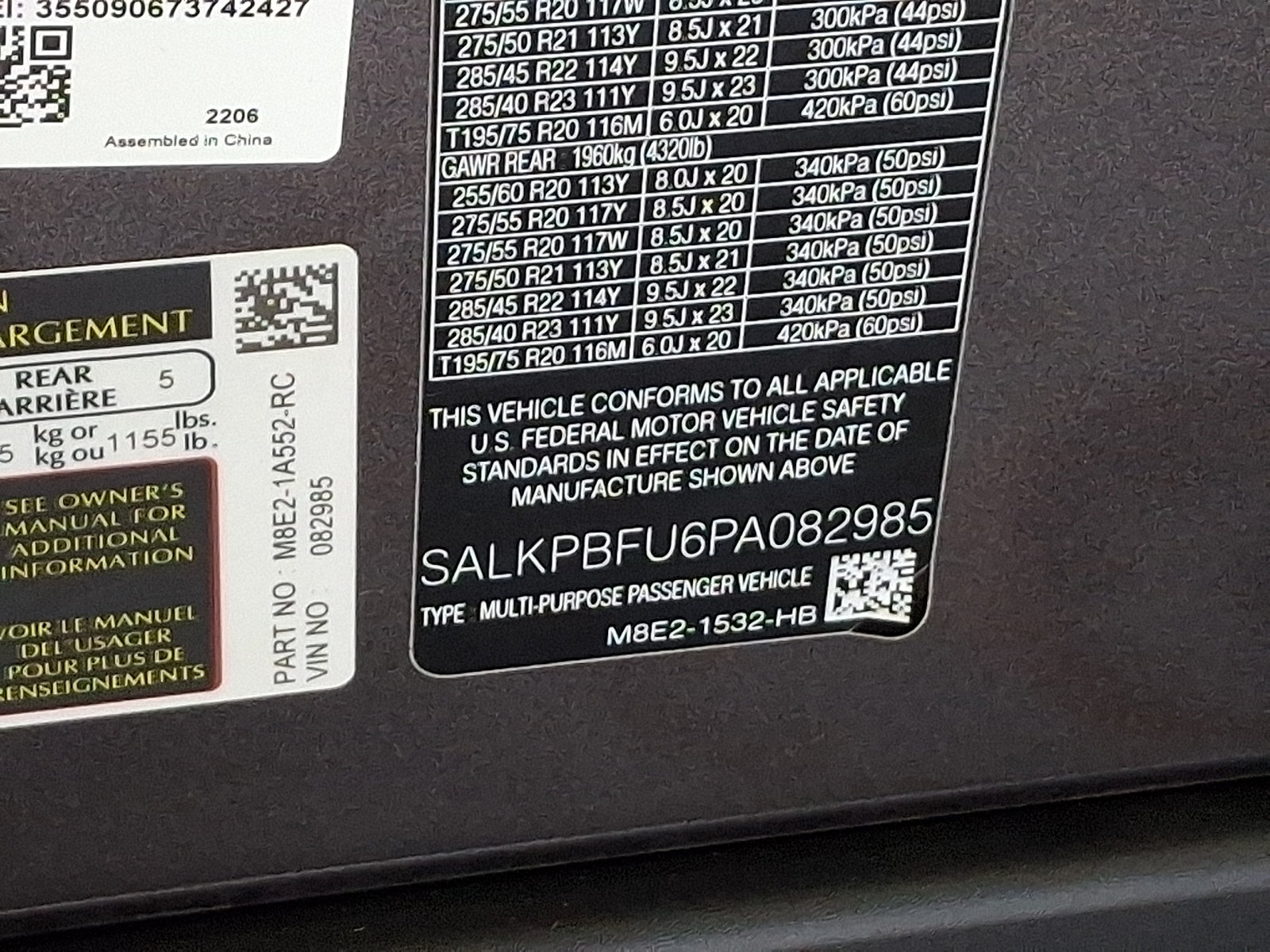 Certified 2023 Land Rover Range Rover Long Wheelbase SE AWD/4WD image 27
