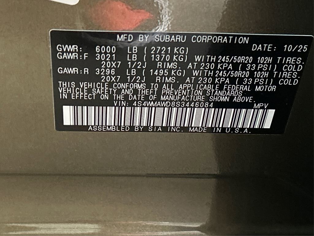 New 2025 Subaru Ascent Bronze Edition image 18