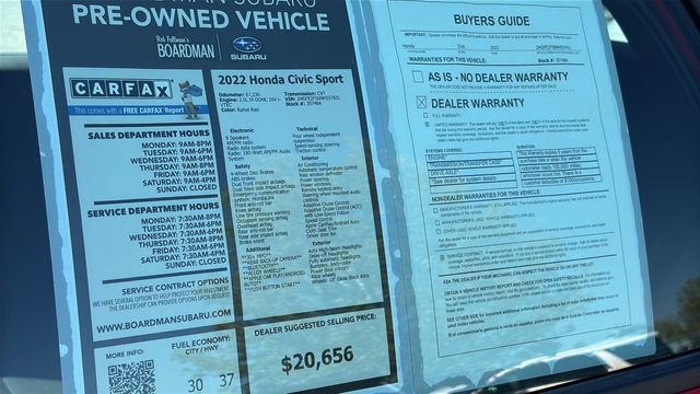Used 2022 Honda Civic Sport image 28
