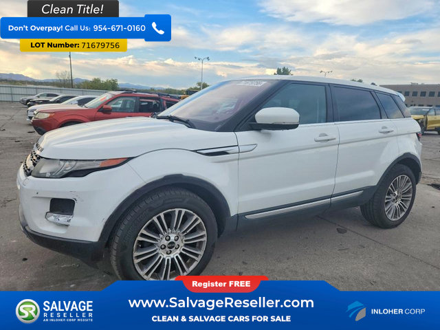 Used 2012 Land Rover Range Rover Evoque Prestige