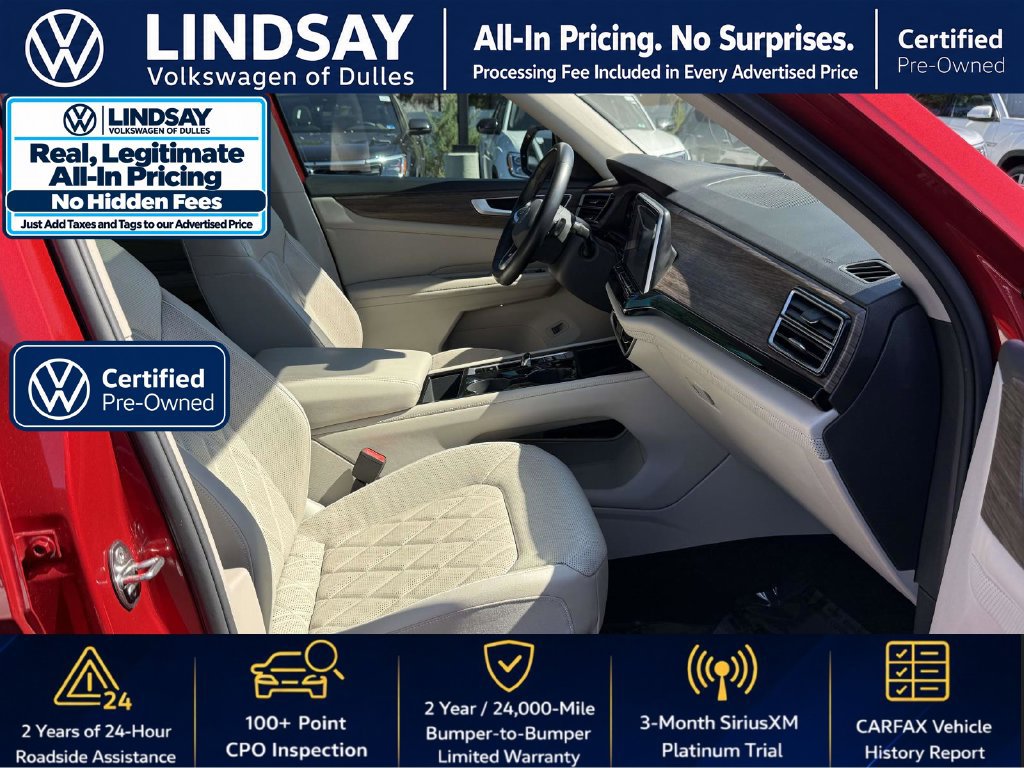 Used 2024 Volkswagen Atlas SEL Premium R-Line AWD/4WD image 13