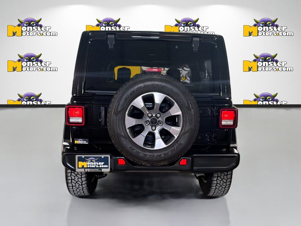 Used 2021 Jeep Wrangler Unlimited Sahara w/ Uconnect 4C Nav & Sound Group AWD/4WD image 6