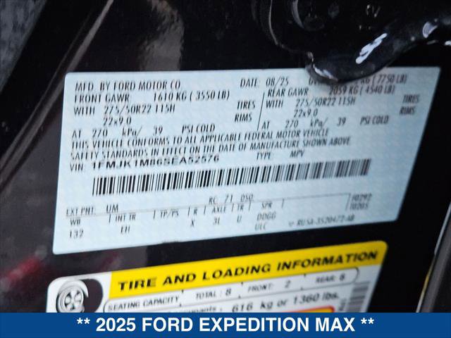 New 2025 Ford Expedition Max Platinum w/ Driver's Package image 22