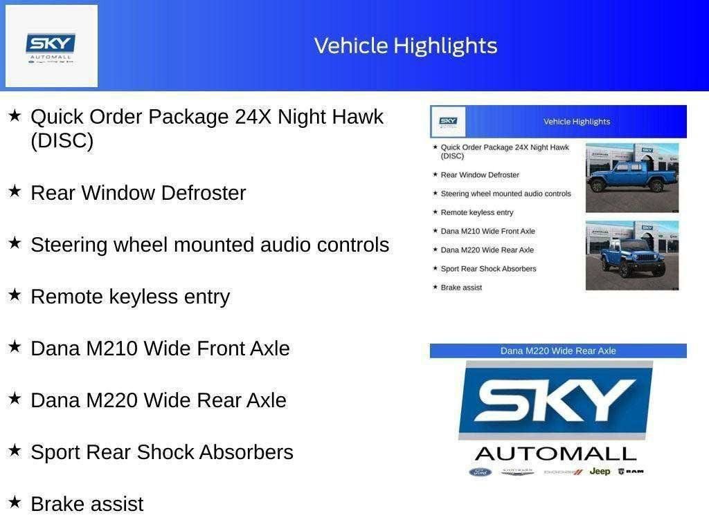 New 2025 Jeep Gladiator Sport image 21