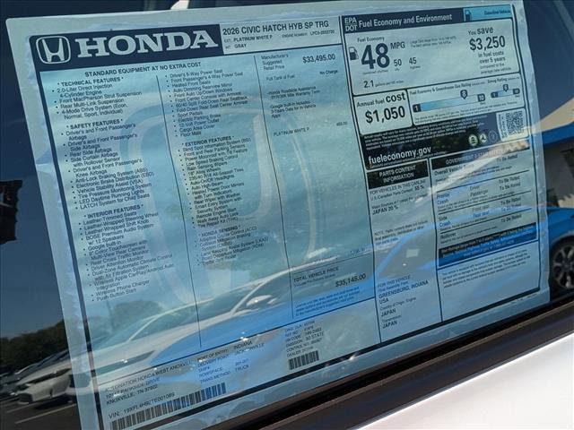 New 2026 Honda Civic Sport Touring image 18