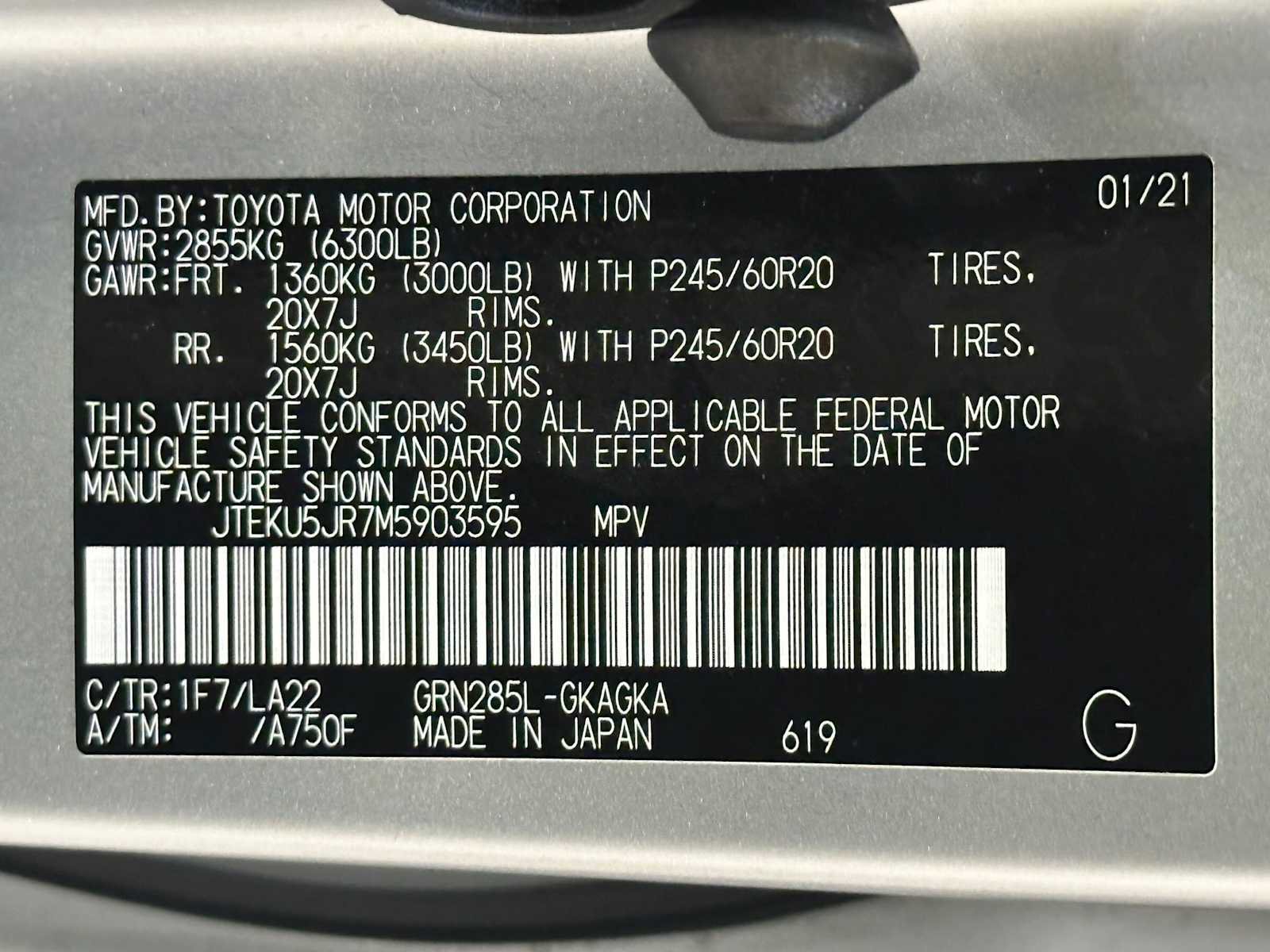 Certified 2021 Toyota 4Runner Limited image 32