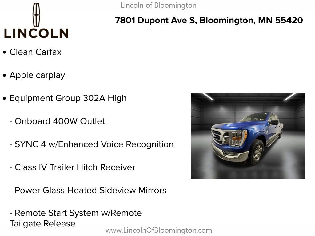 Used 2023 Ford F150 XLT w/ Equipment Group 302A High image 5