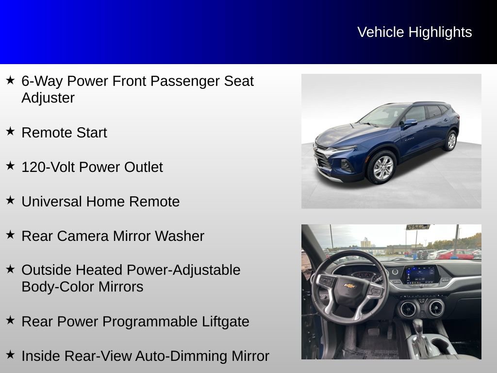Certified 2022 Chevrolet Blazer LT w/ Sound & Technology Package image 24