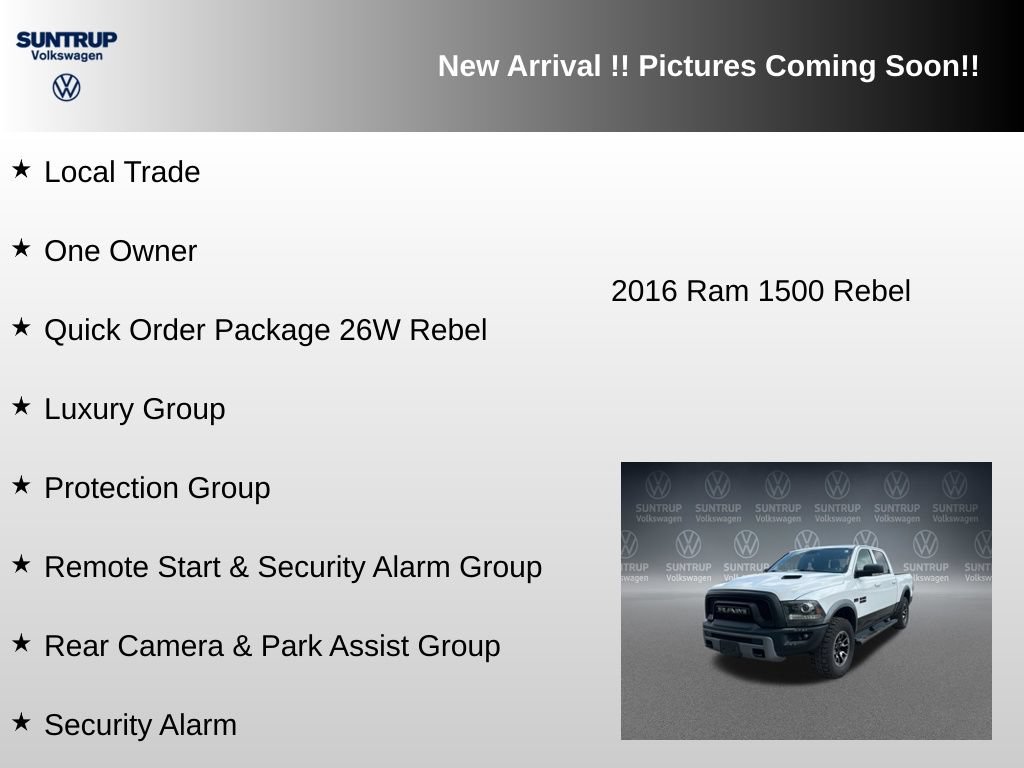 Used 2016 RAM 1500 Rebel w/ Luxury Group AWD/4WD image 6