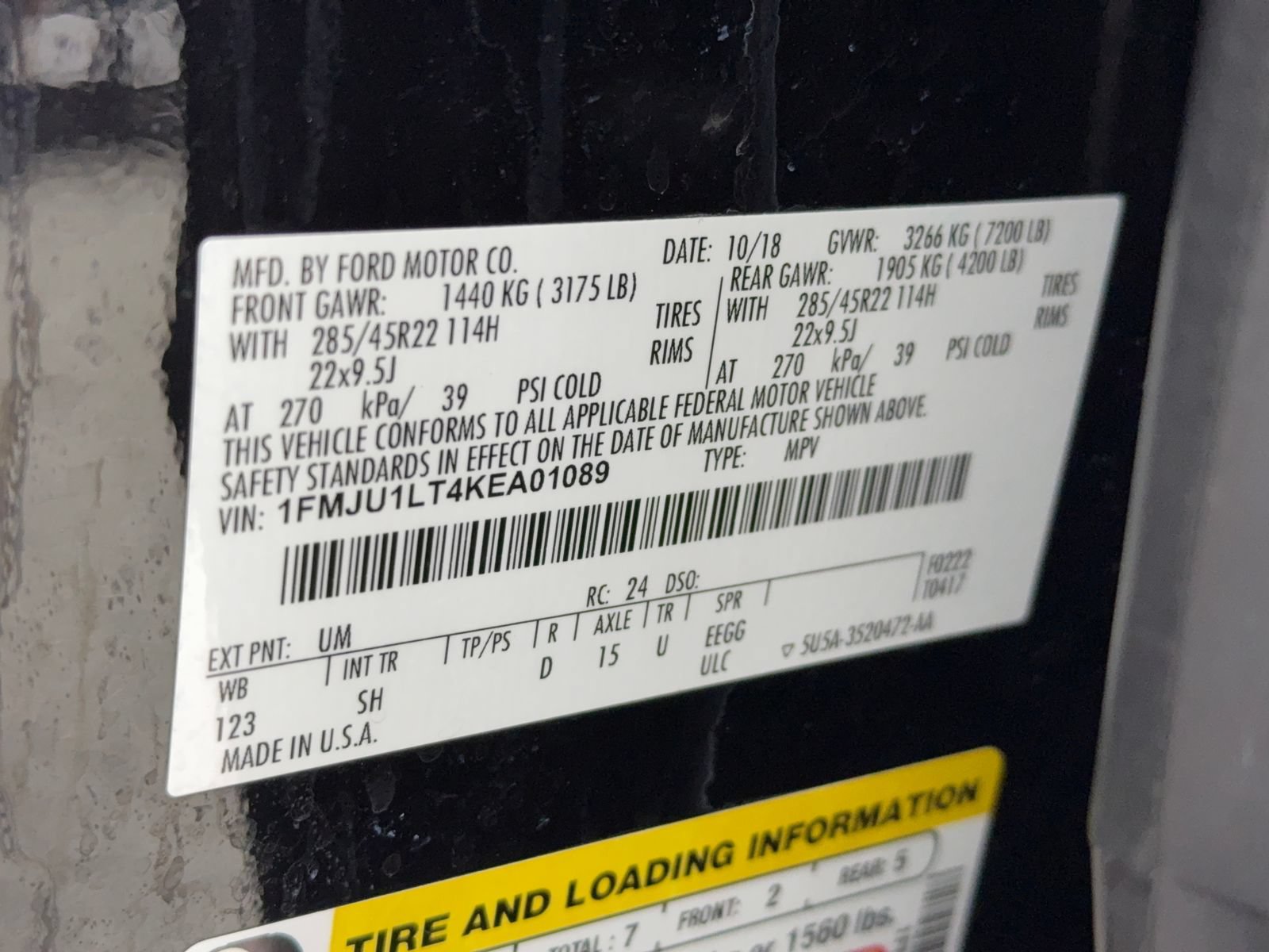 Used 2019 Ford Expedition Platinum RWD image 56
