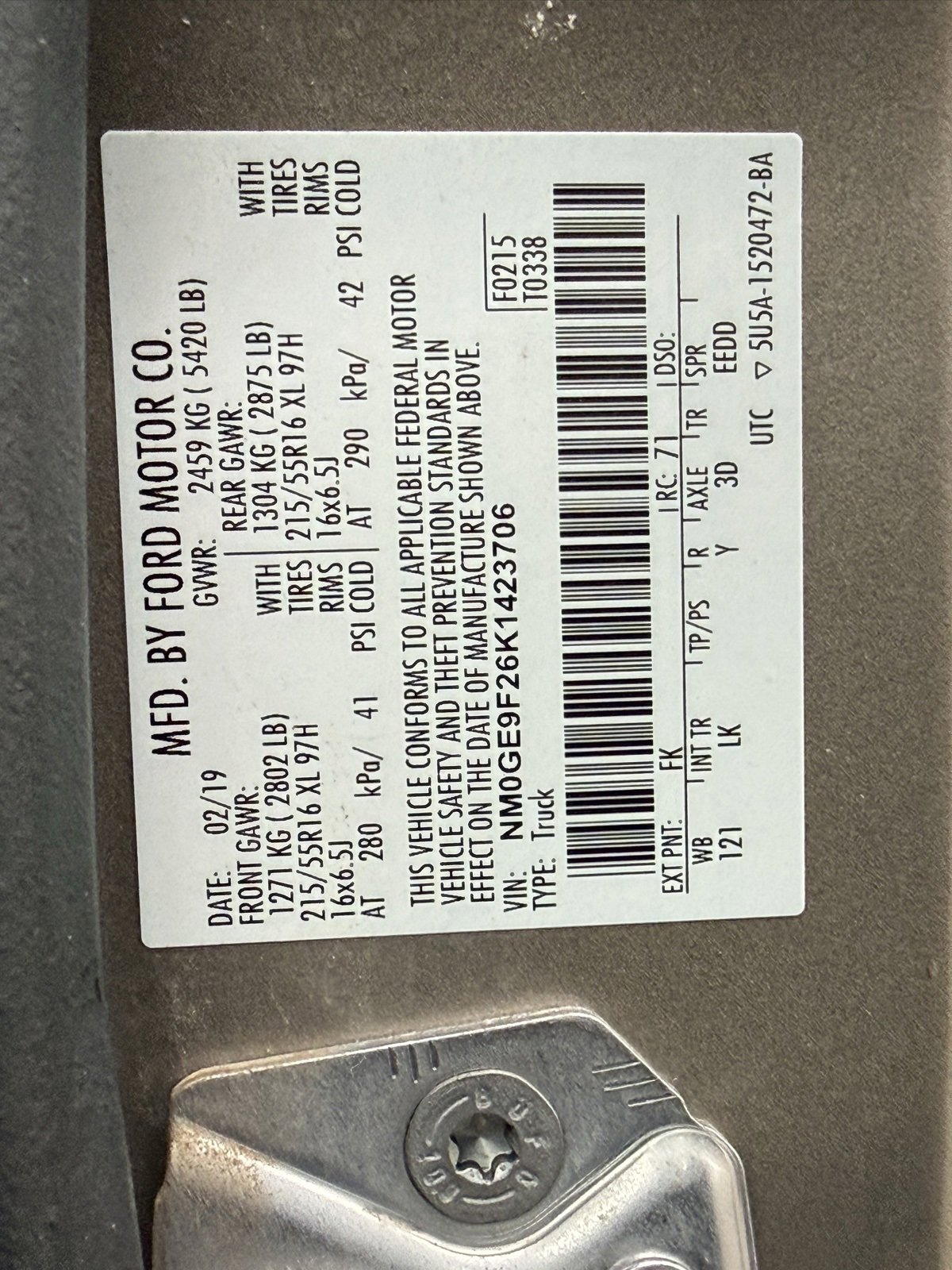 Used 2019 Ford Transit Connect XLT w/ XLT Premium Package image 34