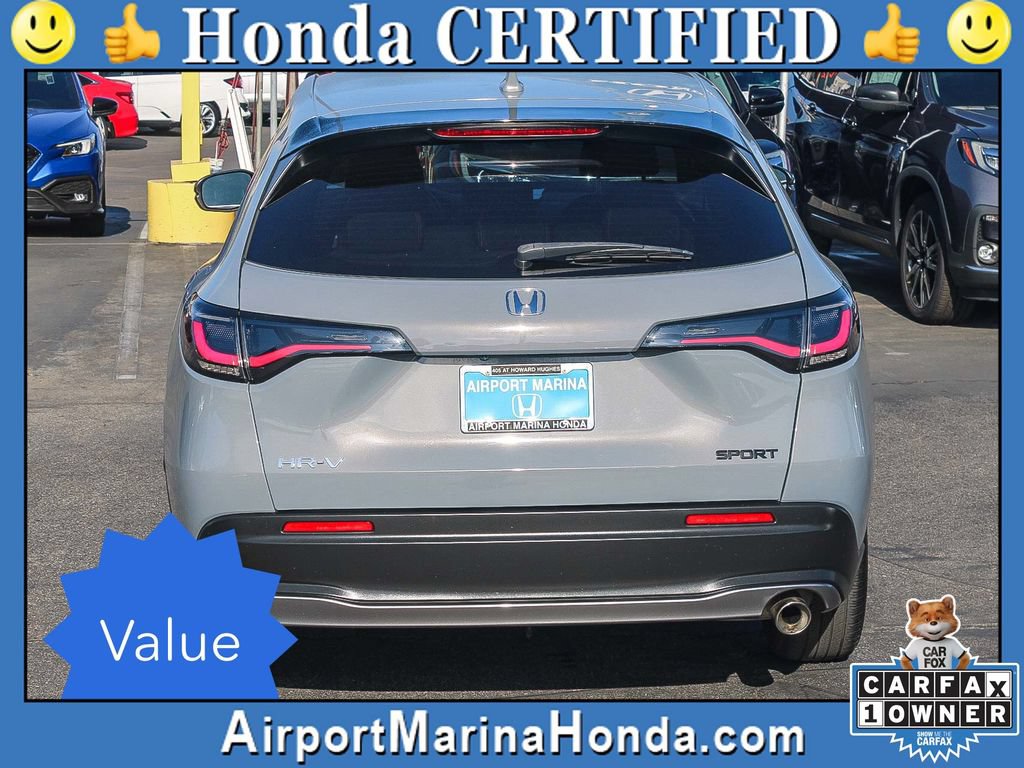 Certified 2024 Honda HR-V Sport image 7