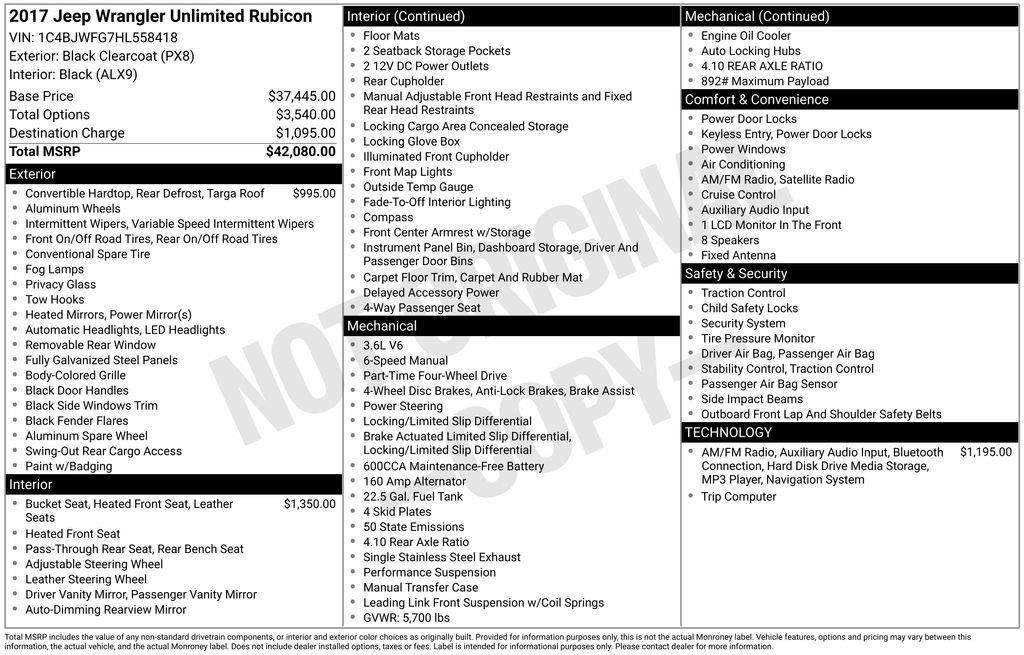 Used 2017 Jeep Wrangler Unlimited Rubicon image 22