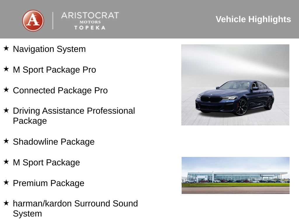 Used 2023 BMW 530i xDrive w/ M Sport Package AWD/4WD image 2