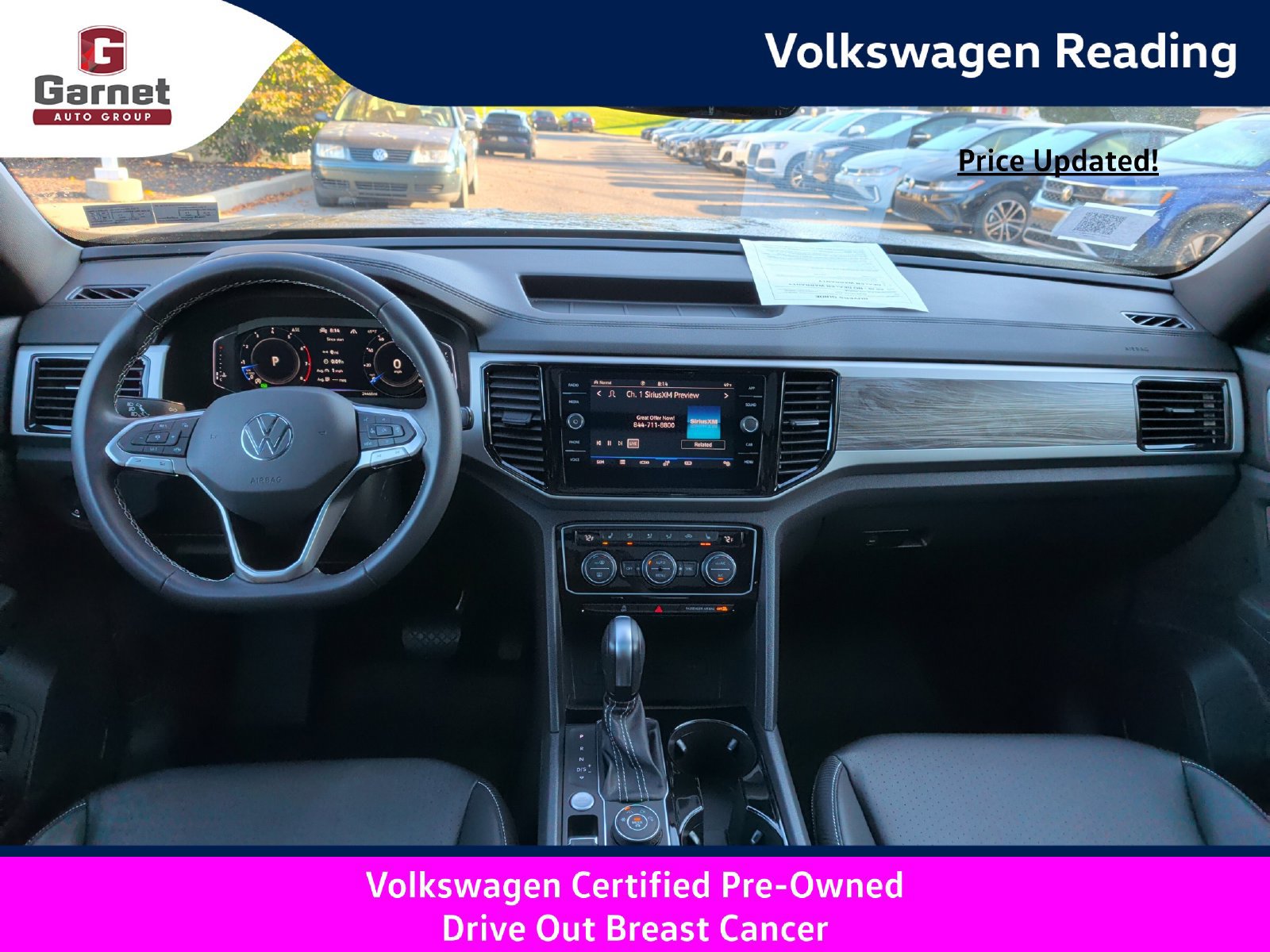 Certified 2023 Volkswagen Atlas Cross Sport SE w/ Panoramic Sunroof Package AWD/4WD image 19
