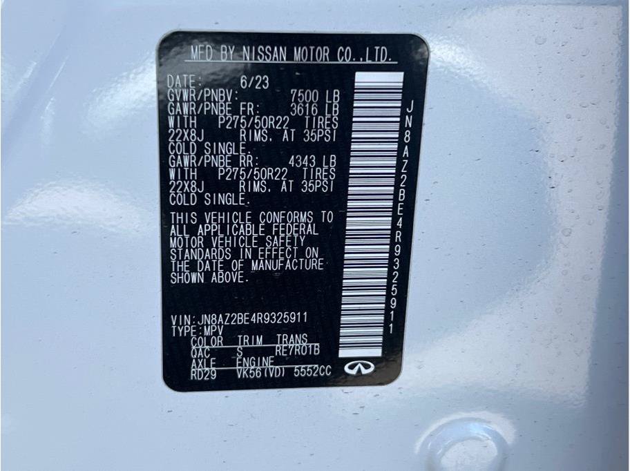 Used 2024 INFINITI QX80 Sensory w/ Cargo Package AWD/4WD image 24