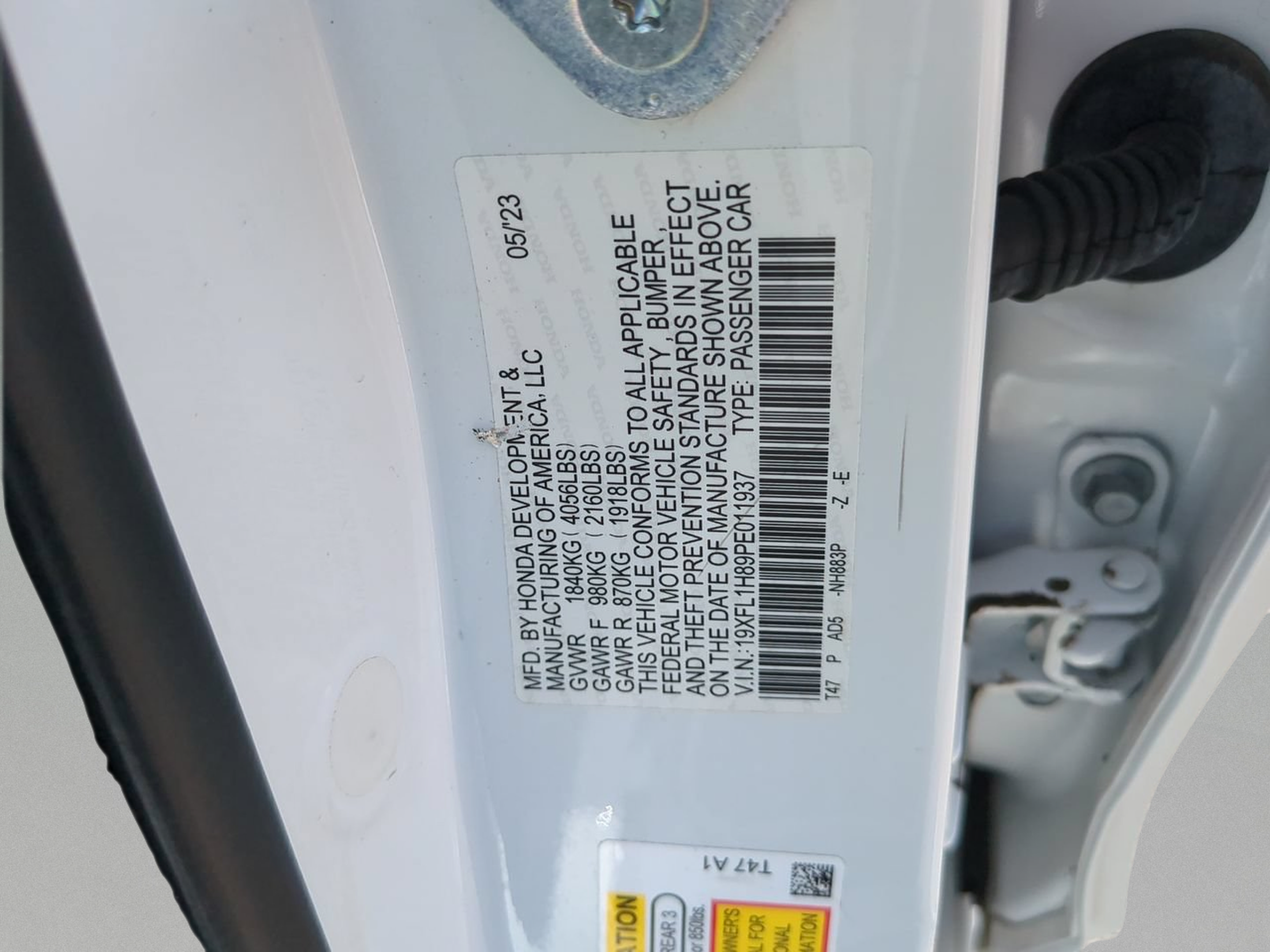 Certified 2023 Honda Civic Sport Touring image 20