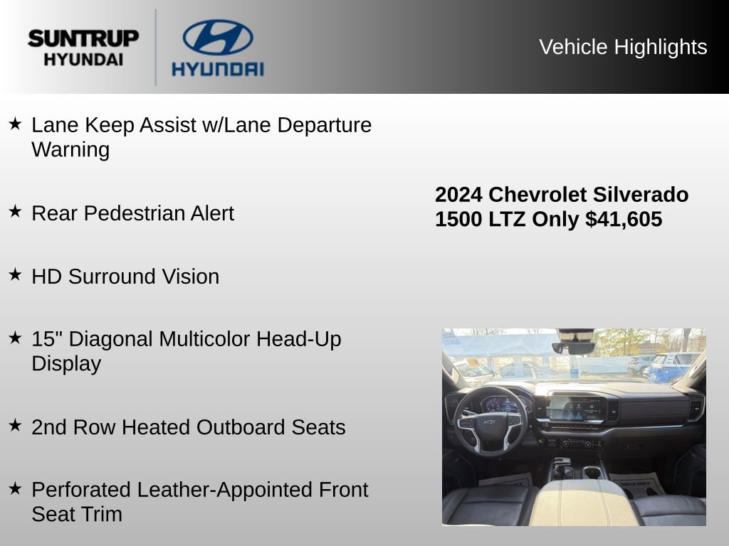 Used 2024 Chevrolet Silverado 1500 LTZ w/ LTZ Premium Package image 30