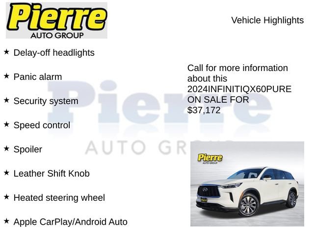 Used 2024 INFINITI QX60 Pure image 22