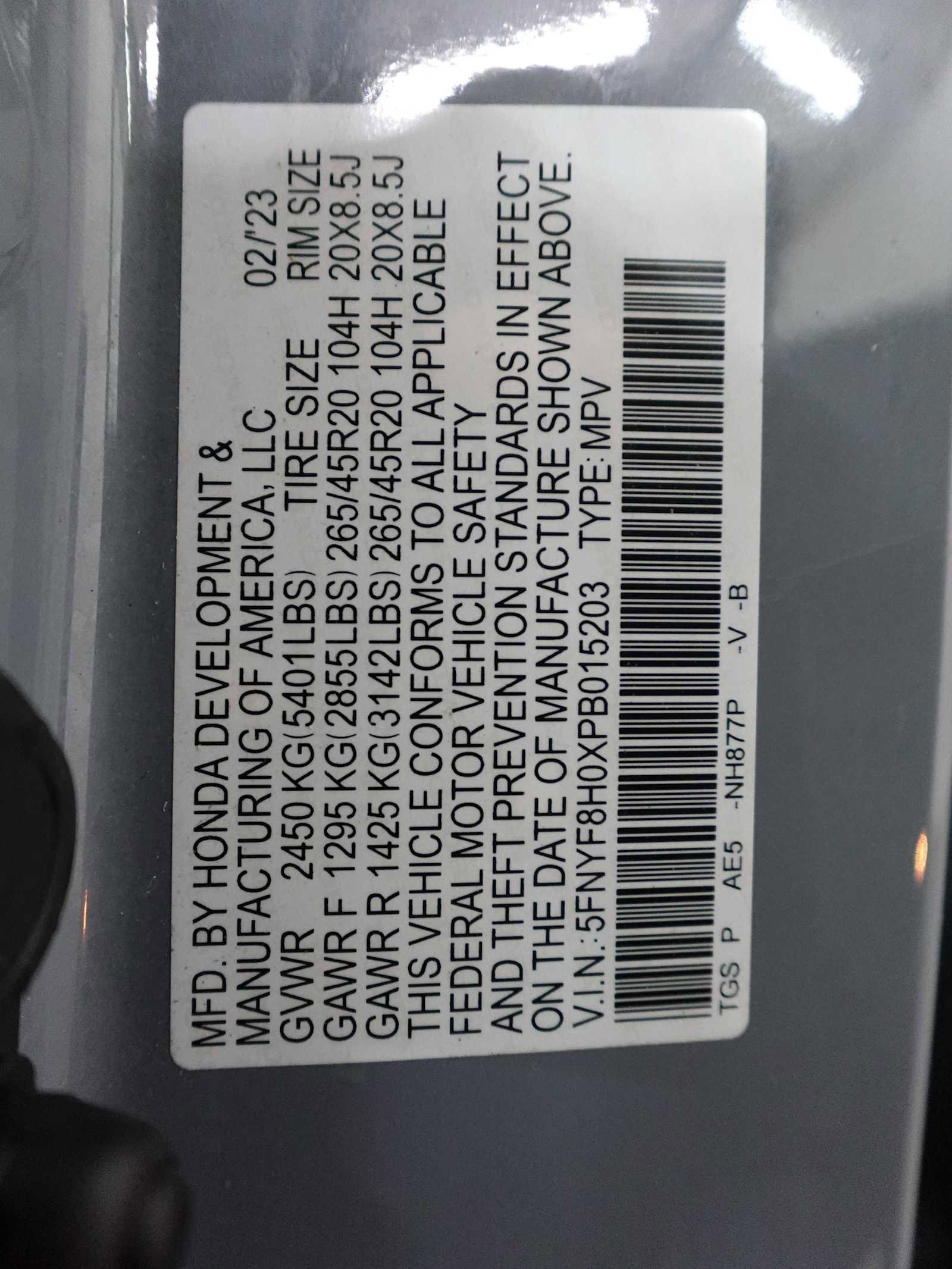 Certified 2023 Honda Passport Elite image 31