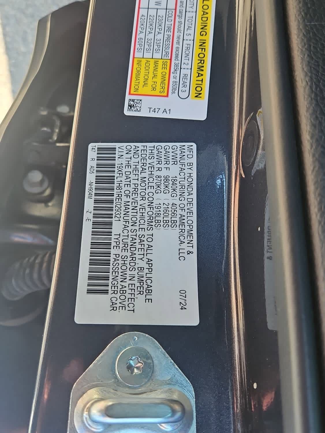 Used 2024 Honda Civic Sport Touring image 21