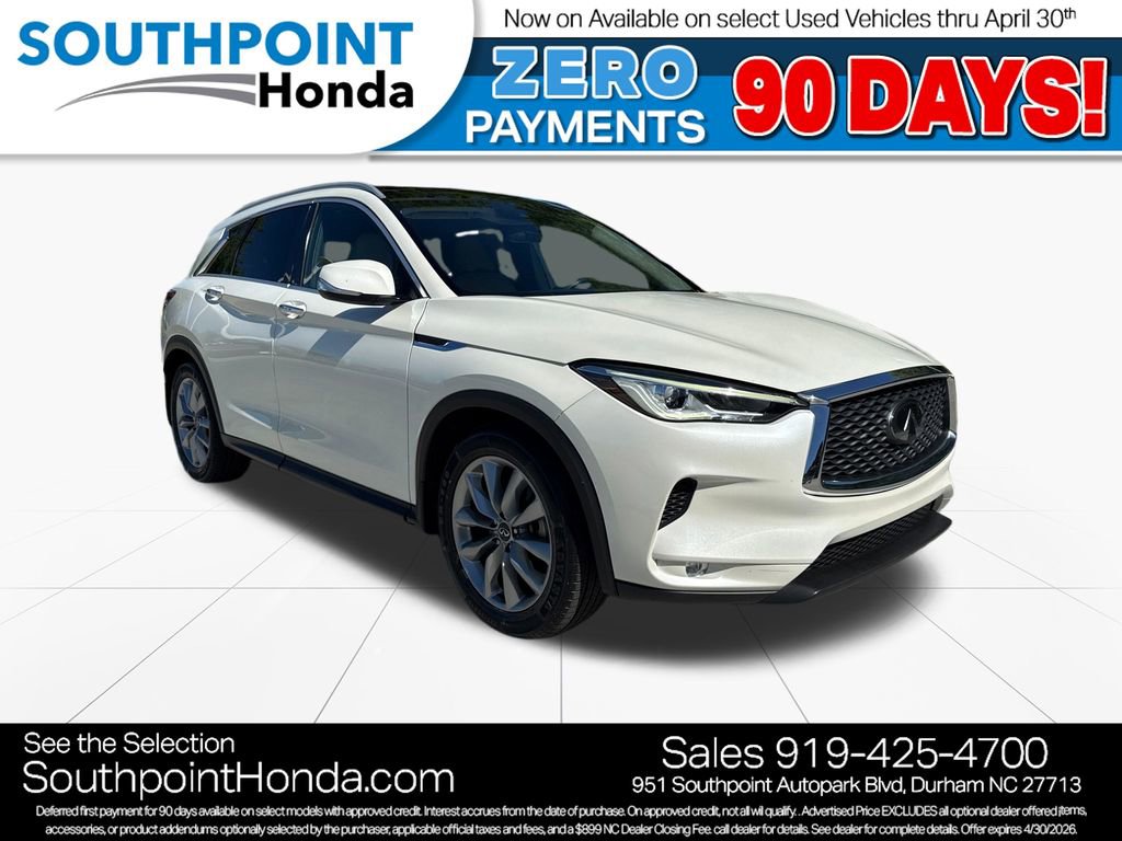 Used 2020 INFINITI QX50 Luxe w/ Navigation Package