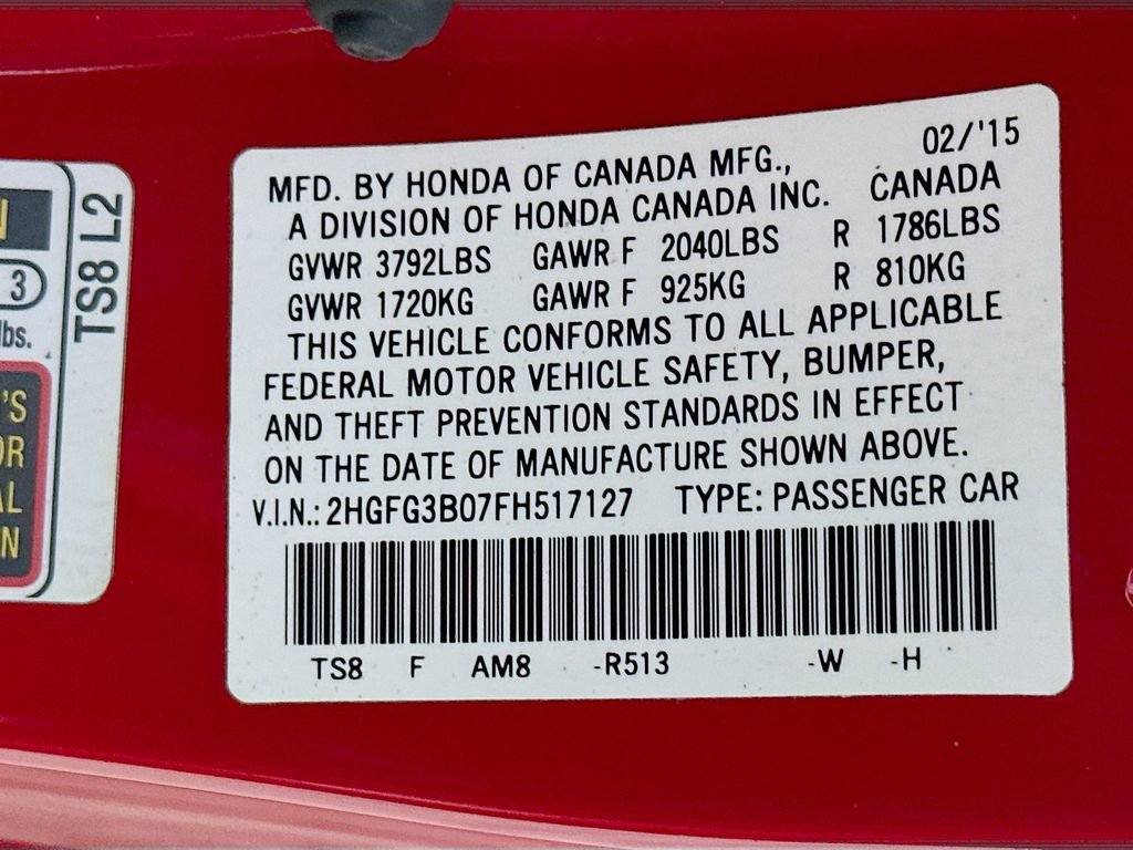 Used 2015 Honda Civic EX-L image 39