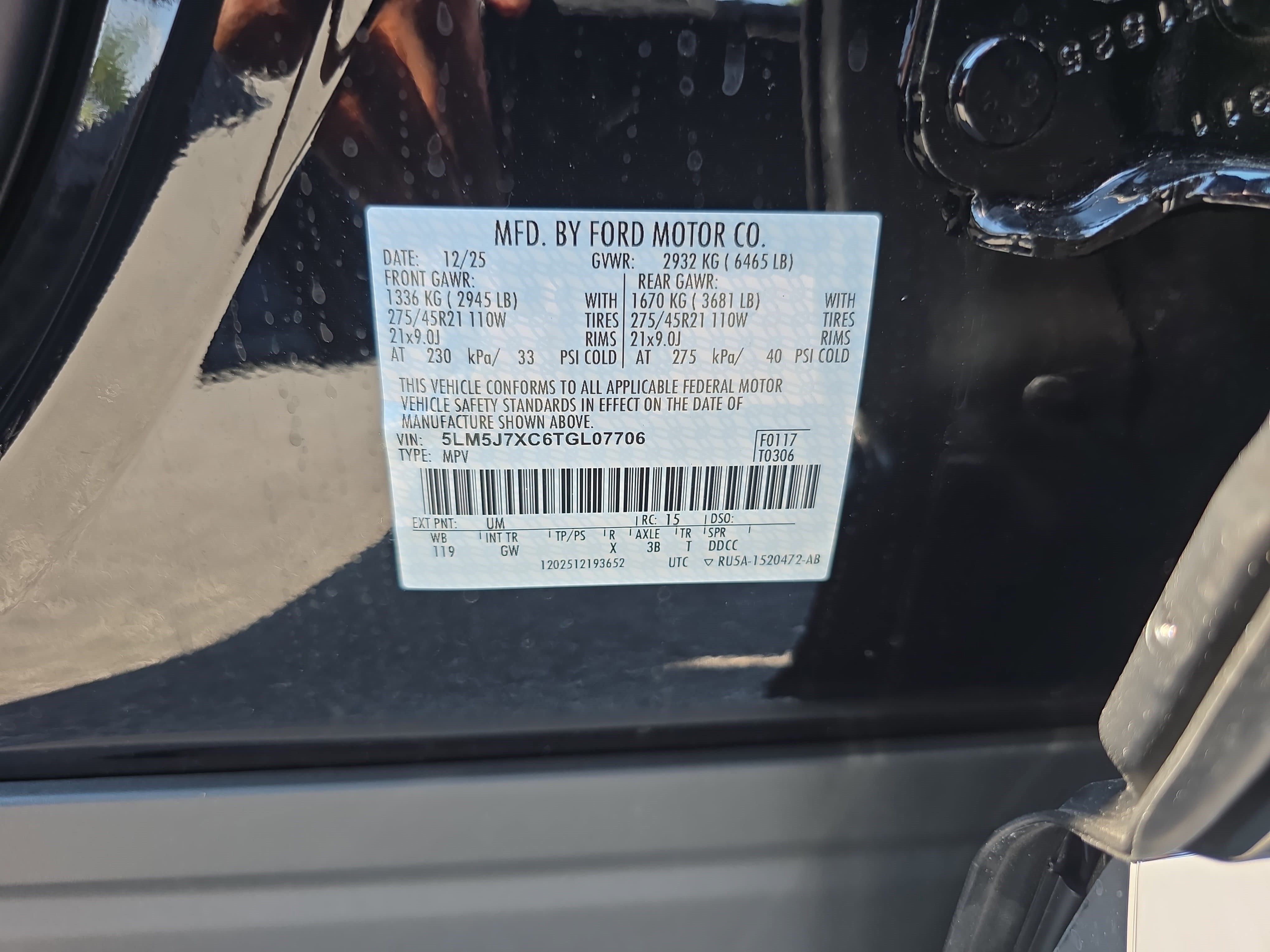 Certified 2026 Lincoln Aviator Reserve AWD/4WD image 35