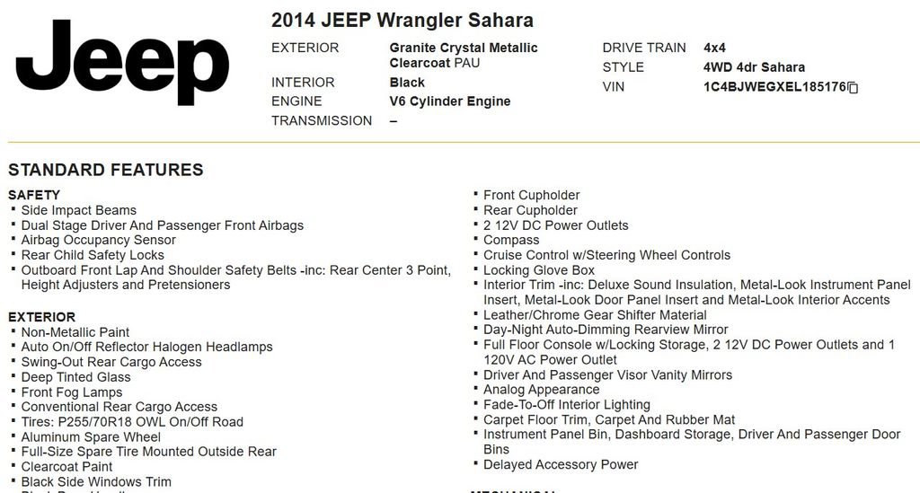 Used 2014 Jeep Wrangler Unlimited Sahara w/ Connectivity Group image 18
